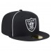 Бейсболка Las Vegas Raiders New Era Black Soutache 59FIFTY