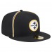 Бейсболка Pittsburgh Steelers New Era Black Soutache 59FIFTY