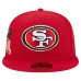 Бейсболка San Francisco 49ers New Era Scarlet Group Chat 59FIFTY