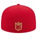 Бейсболка San Francisco 49ers New Era Scarlet Group Chat 59FIFTY