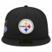 Бейсболка Pittsburgh Steelers New Era Black Group Chat 59FIFTY