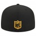 Бейсболка Pittsburgh Steelers New Era Black Group Chat 59FIFTY