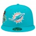 Бейсболка Miami Dolphins New Era Aqua Group Chat 59FIFTY