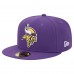 Бейсболка Minnesota Vikings New Era Purple Group Chat 59FIFTY