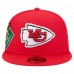 Бейсболка Kansas City Chiefs New Era Red Group Chat 59FIFTY