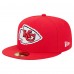 Бейсболка Kansas City Chiefs New Era Red Group Chat 59FIFTY