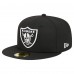 Бейсболка Las Vegas Raiders New Era Black Group Chat 59FIFTY