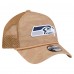 Бейсболка Seattle Seahawks New Era Tan Wheat Camo 9FORTY