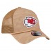 Бейсболка Kansas City Chiefs New Era Tan Wheat Camo 9FORTY