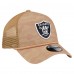 Бейсболка Las Vegas Raiders New Era Tan Wheat Camo 9FORTY