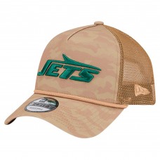 Бейсболка New York Jets New Era Tan Wheat Camo 9FORTY Бейсболка New York Jets New Era Tan Wheat Camo 9FORTY