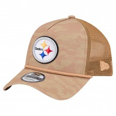Бейсболка Pittsburgh Steelers New Era Tan Wheat Camo 9FORTY