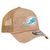 Бейсболка Miami Dolphins New Era Tan Wheat Camo 9FORTY