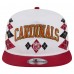 Бейсболка Arizona Cardinals New Era White Argyle 19TWENTY