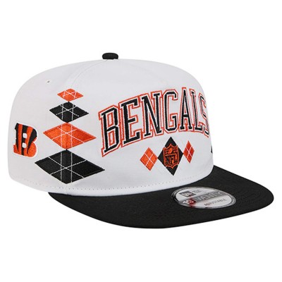 Бейсболка Cincinnati Bengals New Era White Argyle 19TWENTY