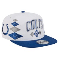 Бейсболка Indianapolis Colts New Era White Argyle 19TWENTY