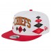 Бейсболка Kansas City Chiefs New Era White Argyle 19TWENTY