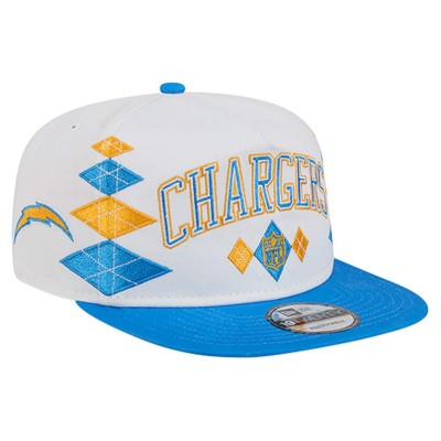 Бейсболка Los Angeles Chargers New Era White Argyle 19TWENTY