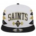 Бейсболка New Orleans Saints New Era White Argyle 19TWENTY