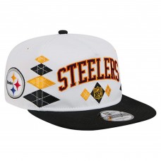 Бейсболка Pittsburgh Steelers New Era White Argyle 19TWENTY
