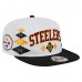 Бейсболка Pittsburgh Steelers New Era White Argyle 19TWENTY