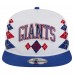 Бейсболка New York Giants New Era White Argyle 19TWENTY