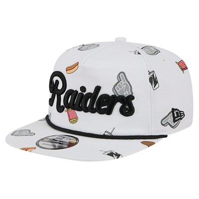 Бейсболка Las Vegas Raiders New Era White Team Cheer 19TWENTY