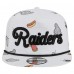 Бейсболка Las Vegas Raiders New Era White Team Cheer 19TWENTY