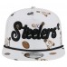 Бейсболка Pittsburgh Steelers New Era White Team Cheer 19TWENTY