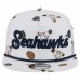 Бейсболка Seattle Seahawks New Era White Team Cheer 19TWENTY