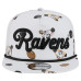 Бейсболка Baltimore Ravens New Era White Team Cheer 19TWENTY