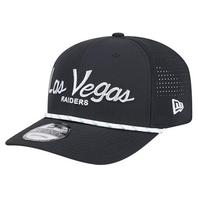 Бейсболка Las Vegas Raiders New Era Black Script 9SEVENTY