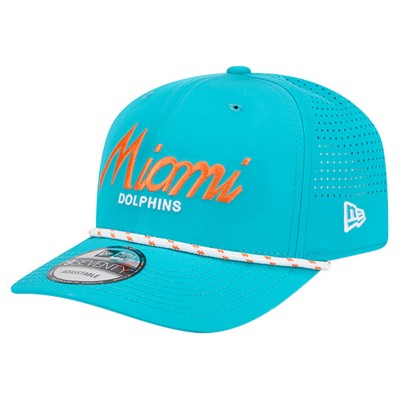 Бейсболка Miami Dolphins New Era Aqua Script 9SEVENTY
