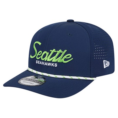 Бейсболка Seattle Seahawks New Era College Navy Script 9SEVENTY