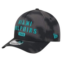 Miami Dolphins New Era Gray Halftone Camo 9FORTY Hat