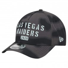 Las Vegas Raiders New Era Gray Halftone Camo 9FORTY Hat