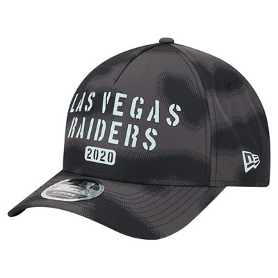 Las Vegas Raiders New Era Gray Halftone Camo 9FORTY Hat