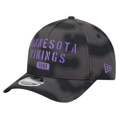 Minnesota Vikings New Era Gray Halftone Camo 9FORTY Hat