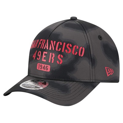 San Francisco 49ers New Era Gray Halftone Camo 9FORTY Hat