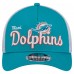Бейсболка Miami Dolphins New Era Aqua Side Lines 9FORTY