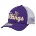 Бейсболка Minnesota Vikings New Era Purple Side Lines 9FORTY