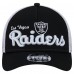 Бейсболка Las Vegas Raiders New Era Black Side Lines 9FORTY