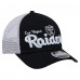 Бейсболка Las Vegas Raiders New Era Black Side Lines 9FORTY