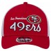 Бейсболка San Francisco 49ers New Era Scarlet Side Lines 9FORTY