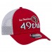 Бейсболка San Francisco 49ers New Era Scarlet Side Lines 9FORTY