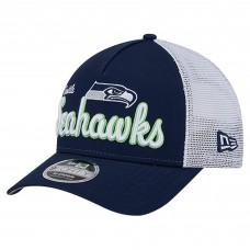 Бейсболка Seattle Seahawks New Era College Navy Side Lines 9FORTY