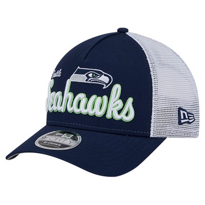 Бейсболка Seattle Seahawks New Era College Navy Side Lines 9FORTY