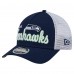 Бейсболка Seattle Seahawks New Era College Navy Side Lines 9FORTY