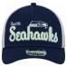 Бейсболка Seattle Seahawks New Era College Navy Side Lines 9FORTY
