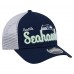 Бейсболка Seattle Seahawks New Era College Navy Side Lines 9FORTY